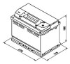 Купить Автомобильные аккумуляторы DETA Standard DC700 (70 А/ч)  в Минске.