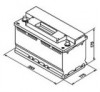 Купить Автомобильные аккумуляторы MOLL M3 plus K2 83091 (91 А·ч)  в Минске.