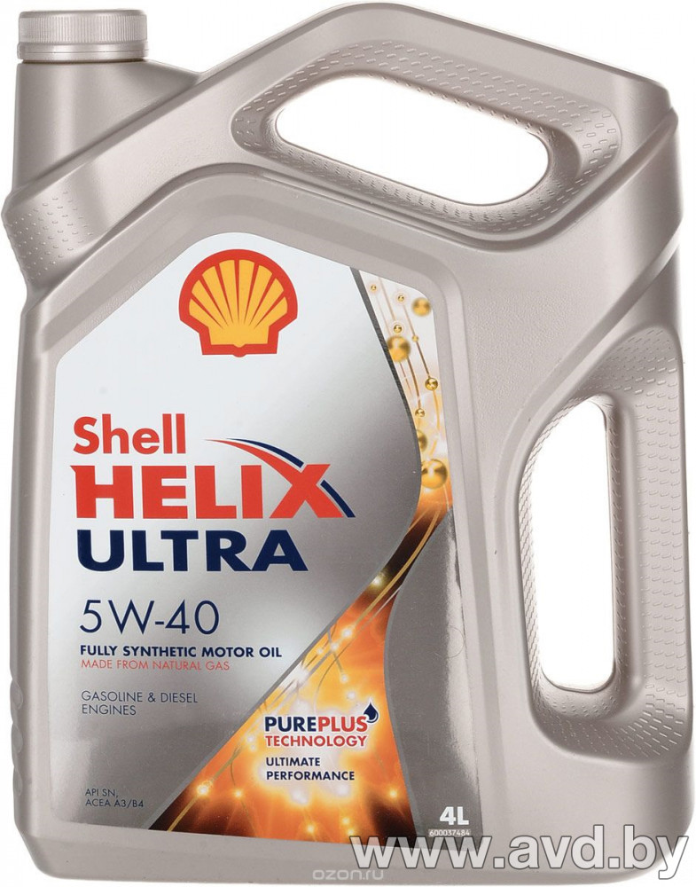 Купить Моторное масло Shell Helix Ultra L 5W-40 4л в Минске.