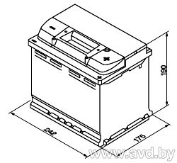 Купить Автомобильные аккумуляторы Monbat 65Ah 630A (A67L2W0)  в Минске.