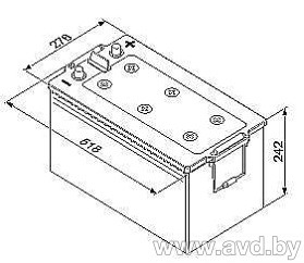 Купить Автомобильные аккумуляторы Bosch T5 080 725 103 115 (225 А/ч)  в Минске.