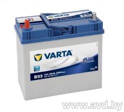 Купить Автомобильные аккумуляторы Varta Blue Dynamic B33 545 157 033 (45 А/ч)  в Минске.