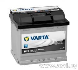 Купить Автомобильные аккумуляторы Varta Black Dynamic B19 545 412 040 (45 А/ч)  в Минске.