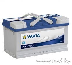 Купить Автомобильные аккумуляторы Varta Blue Dynamic F17 580 406 074 (80 А/ч)  в Минске.