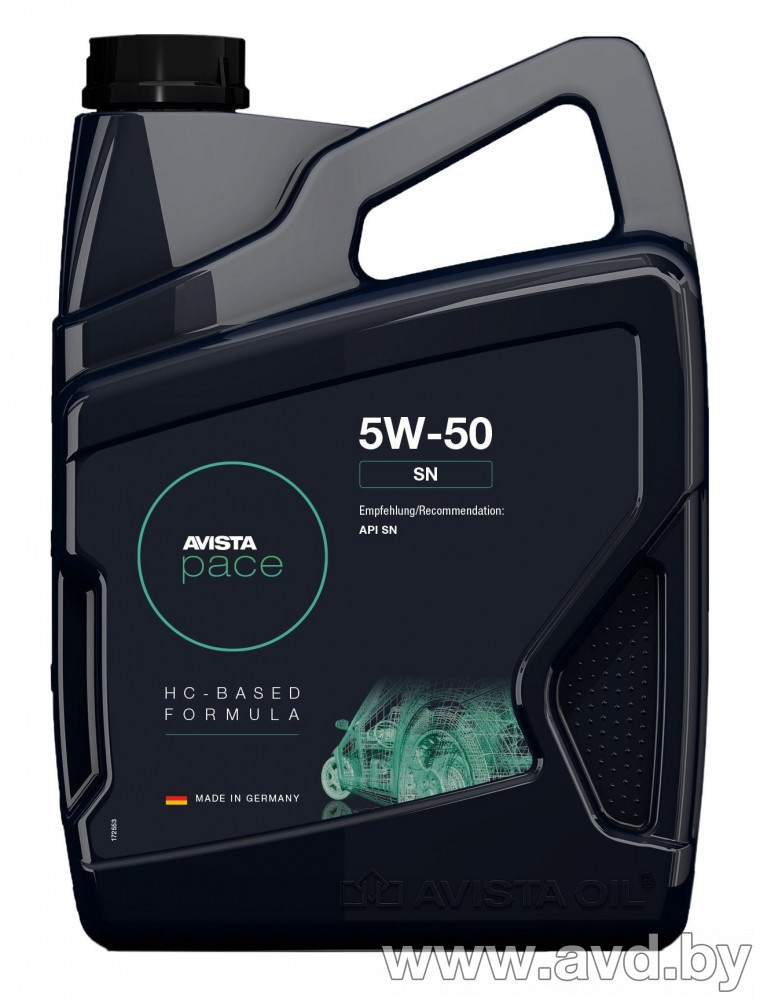 Купить Моторное масло Avista pace EVO GER 5W-40 1л в Минске.