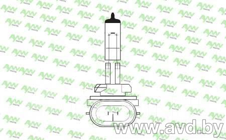 Купить Лампы автомобильные Aywiparts H27 Super White 1шт (AW1910028W) в Минске.