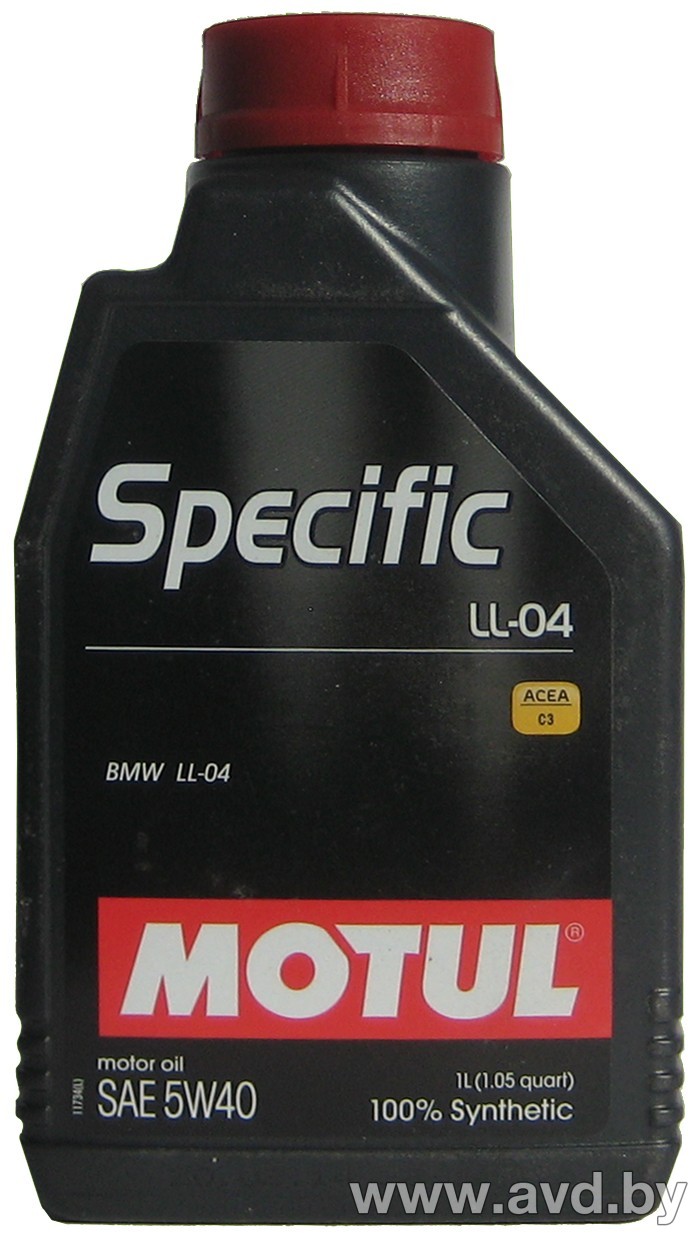 Купить Моторное масло Motul Specific LL-04 5W-40 1л  в Минске.