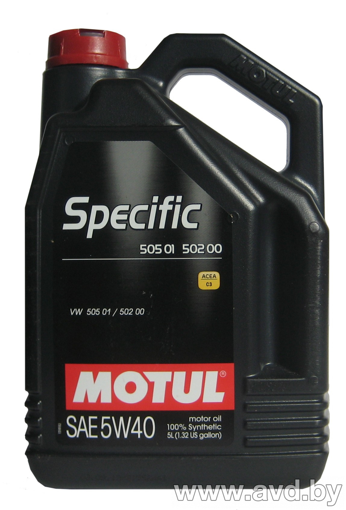 Купить Моторное масло Motul Specific 505 01 502 00 505 00 5W-40 5л  в Минске.