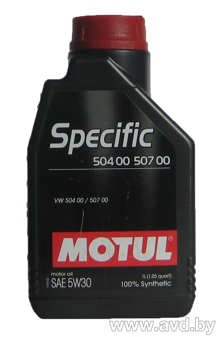 Купить Моторное масло Motul Specific VW 504.00/507.00 5W30 1л  в Минске.