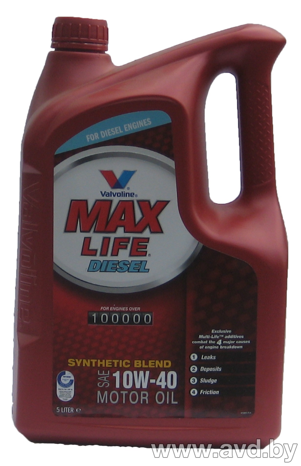 Купить Моторное масло Valvoline MaxLife Diesel 10W-40 5л  в Минске.