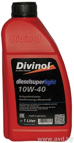 Купить Моторное масло Divinol Super 10W-40 1л  в Минске.