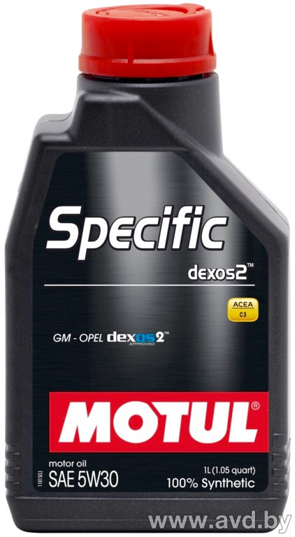 Купить Моторное масло Motul Specific DEXOS2 5W-30 2л  в Минске.