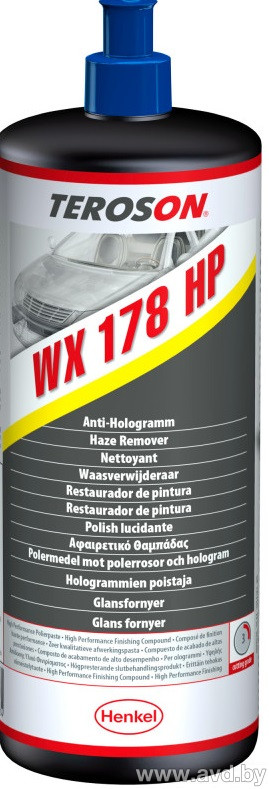 Купить Автокосметика и аксессуары Teroson Паста полировальная WX178HP Haze Remover 1кг (1786063)  в Минске.