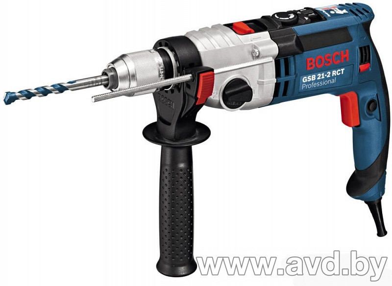 Купить Электродрели и дрели-шуруповерты Bosch GSB 21-2 RCT Professional (060119C700)  в Минске.