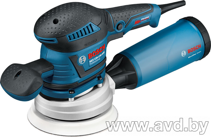 Купить Шлифмашины Bosch GEX 125-150 AVE Professional (060137B102)  в Минске.