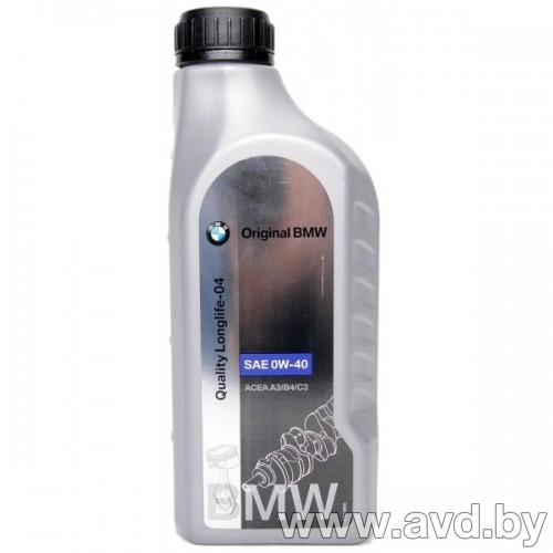 Купить Моторное масло BMW Quality Longlife-04 0W-40 1л  в Минске.