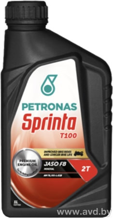 Купить Моторное масло Petronas Sprinta T100 2T 1л в Минске.