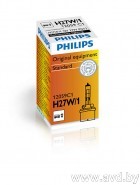 Купить Лампы автомобильные Philips H27W/1 1шт (12059C1)  в Минске.