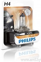 Купить Лампы автомобильные Philips H4 Premium 1шт (12342PRB1)  в Минске.