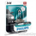 Купить Лампы автомобильные Philips H4 X-treme vision +130% 1шт (12342XV+B1)  в Минске.