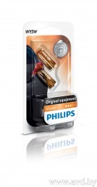 Купить Лампы автомобильные Philips WY5W 2шт (12396NAB2) в Минске.