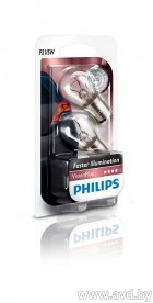 Купить Лампы автомобильные Philips P21/5W Visionplus 2шт (12499VPB2)  в Минске.