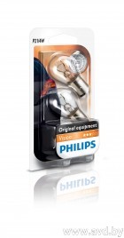 Купить Лампы автомобильные Philips P21/4W 2шт (12594B2)  в Минске.