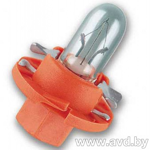 Купить Лампы автомобильные Flosser 12V 1,1W BX8,4d ORANGE Plastiksockel [449103]  в Минске.