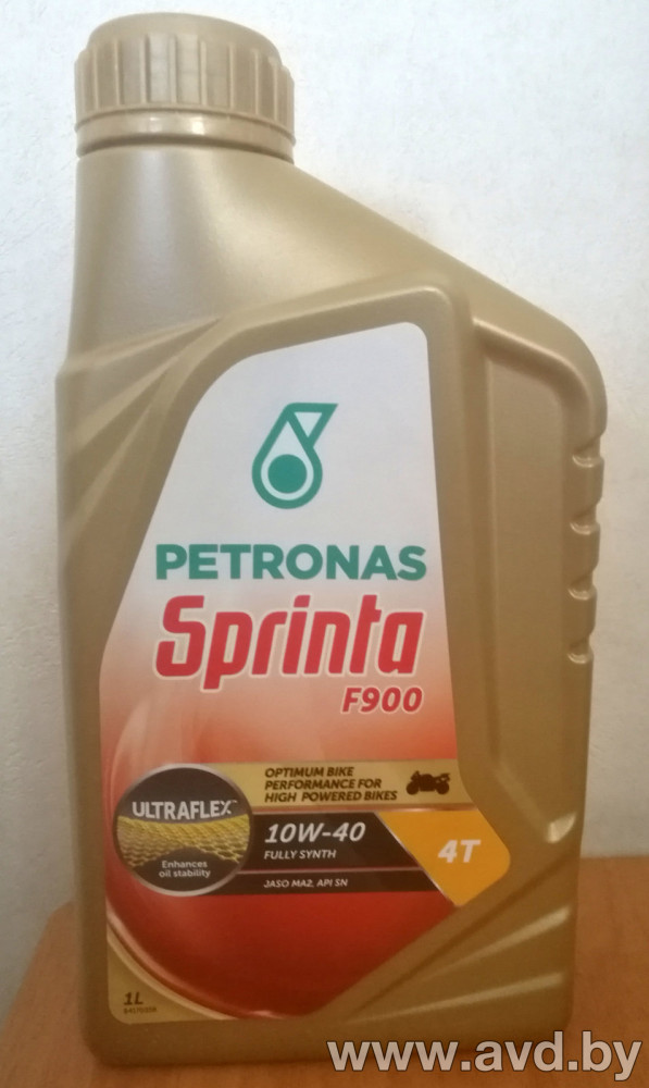 Купить Моторное масло Petronas Sprinta F900 4T 5W-40 1л в Минске.