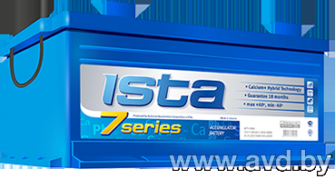 Купить Автомобильные аккумуляторы ISTA 7 Series 6CT-190 A1УБ E (190 А/ч) в Минске.