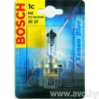 Купить Лампы автомобильные Bosch H4 Xenon Blue (бело-голубой световой поток) 1шт [1987301010]  в Минске.