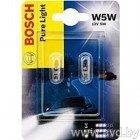 Купить Лампы автомобильные Bosch W5W Pure Light 2шт [1987301026]  в Минске.