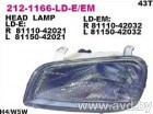 Купить Фары передние DEPO Фара передн прав с ЭК TOYOTA: RAV 4 94-01 (212-1166R-LD-EM)  в Минске.