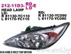 Купить Фары передние DEPO Фара передн лев TOYOTA: CAMRY 03- (212-11D3L-LD-E) в Минске.