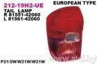 Купить Фары задние DEPO Фонарь задний прав TOYOTA: RAV 4 01- (212-19H2R-UE) в Минске.