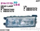 Купить Фары передние DEPO Фара передн лев MITSUBISHI: LANCER 88-92 (214-1112L-LD-E)  в Минске.