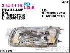 Купить Фары передние DEPO Фара передн прав MITSUBISHI: LANCER 93-95 (214-1119R-LD-E) в Минске.