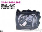 Купить Фары передние DEPO Фара передн прав MITSUBISHI: PAJERO 92-00 (H4) (214-1146R-LD-E) в Минске.