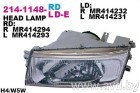 Купить Фары передние DEPO Фара передн прав MITSUBISHI: LANCER 98- (214-1148R-LD-E) в Минске.