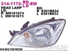 Купить Фары передние DEPO Фара передн лев с ЭК MITSUBISHI: LANCER 03-04 (214-1172L-LD-EM) в Минске.