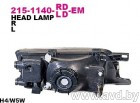 Купить Фары передние DEPO Фара передн прав с ЭК NISSAN: SUNNY N14 91- (215-1140R-LD-EM) в Минске.