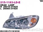 Купить Фары передние DEPO Фара передн лев NISSAN: MAXIMA 00-03 (215-1183L-LD-E)  в Минске.