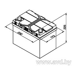 Купить Автомобильные аккумуляторы Bosch S4 025 560 411 054 (60 А/ч) JIS  в Минске.