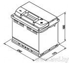 Купить Автомобильные аккумуляторы KBK 60 R (60 А·ч) [110655]  в Минске.