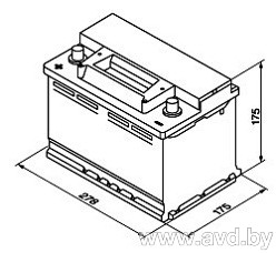 Купить Автомобильные аккумуляторы Berga SB-T6 568 403 057 (68 А/ч)  в Минске.