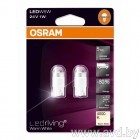 Купить Лампы автомобильные Osram W5W 24V Premium LEDriving Warm White 2шт [2824WW-02B]  в Минске.