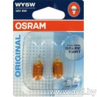 Купить Лампы автомобильные Osram WY5W Original Line (оранжевая) 2шт [2827-02B]  в Минске.
