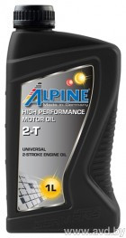 Купить Моторное масло Alpine 2T 1л в Минске.