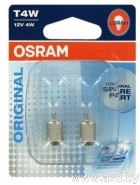 Купить Лампы автомобильные Osram T4W Original Line 2шт [3893-02B]  в Минске.