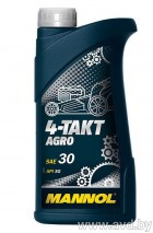 Купить Моторное масло Mannol 4-Takt Agro SAE 30 API SG 1л в Минске.